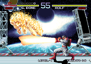 Galaxy Fight screenshot 5 for Sega Saturn